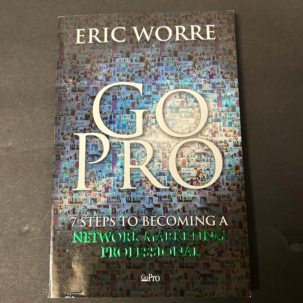 Eric Worre Go Pro Book Network Marketing 7 Steps Guide Excellent‎ Condition